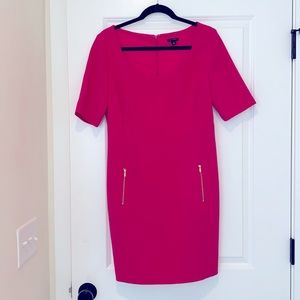 Hot pink Ann Taylor dress size 8